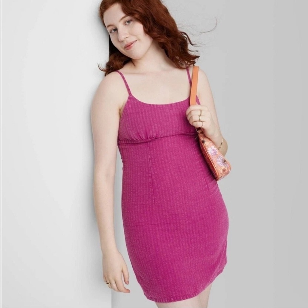 Wild Fable Sleeveless Woven Bodycon Mini Dress - Plum Purple